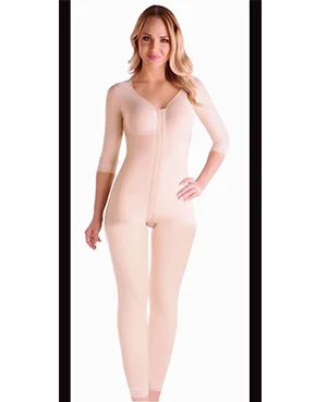 ISAVELA USA -FULL BODYSUIT WITH BRA & MEDIUM SLEEVES ANKLE LENGTH (BB09AL )